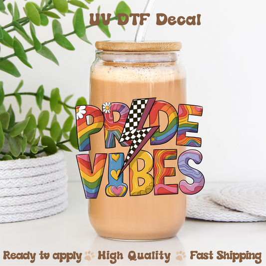 Pride Vibes - UVDTF Decal