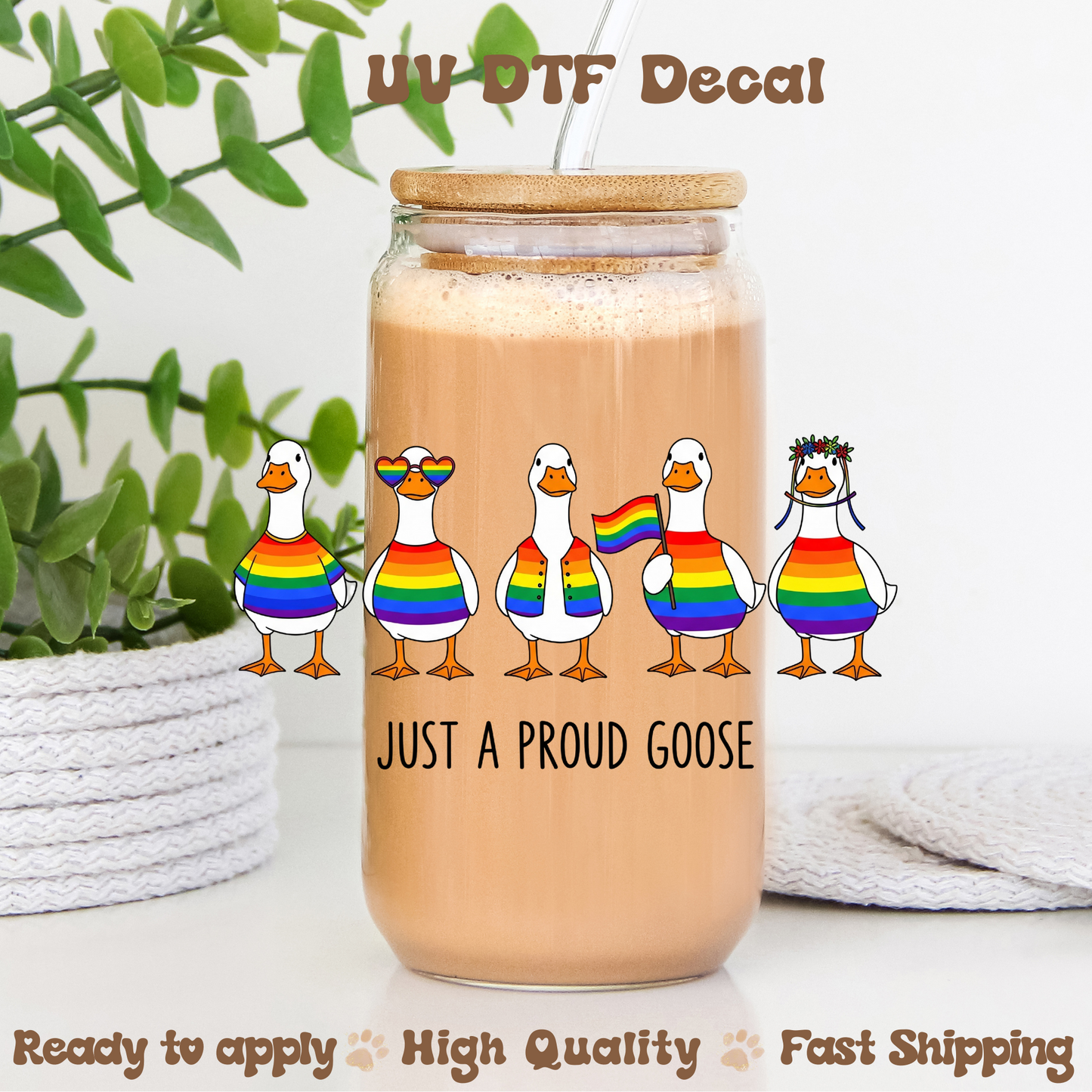 Proud Goose - UVDTF Decal