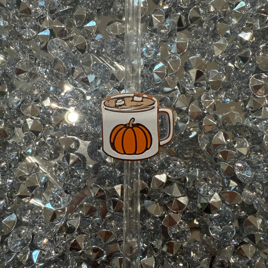 Pumpkin Mug - 8mm Straw Topper