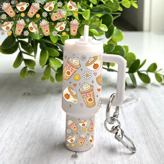 Pumpkin Spice Lattes -Mini tumbler wrap