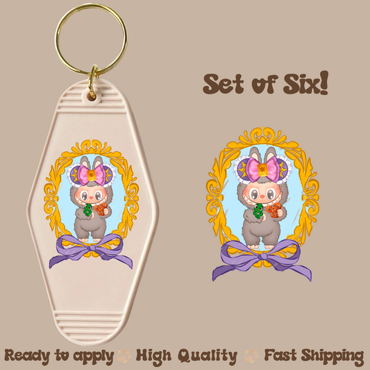 R Lab - UV DTF Motel Keychain Decal