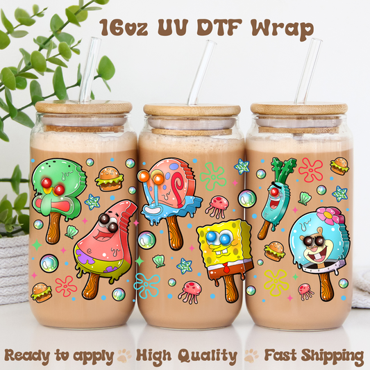 SB ice creams - 16oz UV DTF Wrap