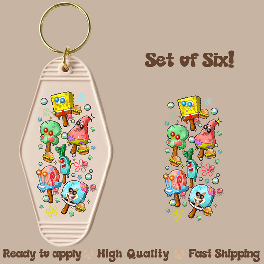 SB ice creams - UV DTF Motel Keychain Decal