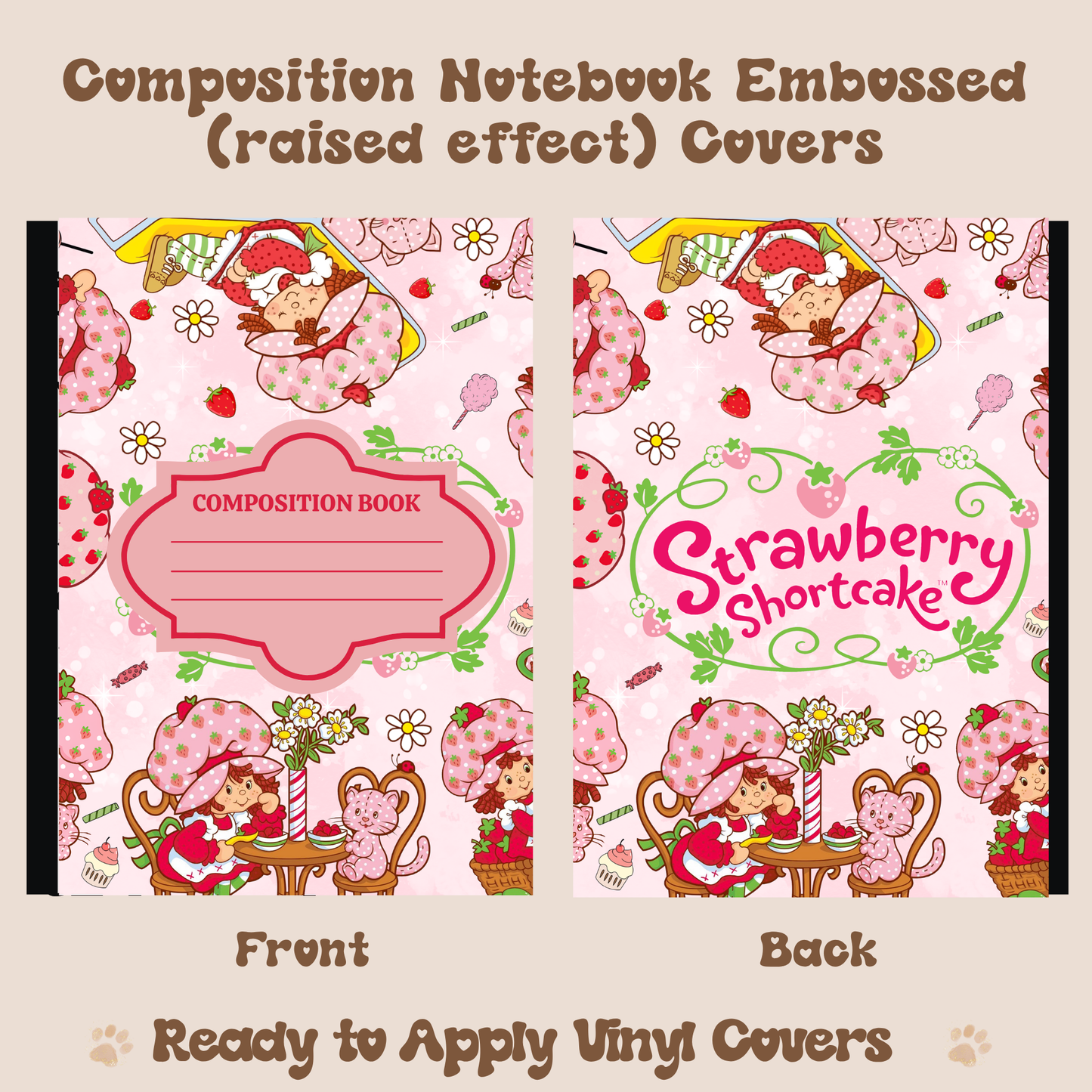 SB NB - Embossed Vinyl Notebook Cover