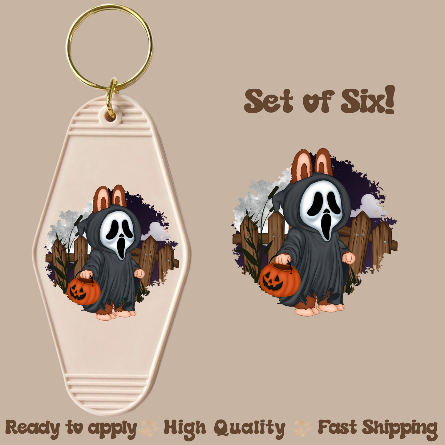 S bubu - UV DTF Motel Keychain Decal