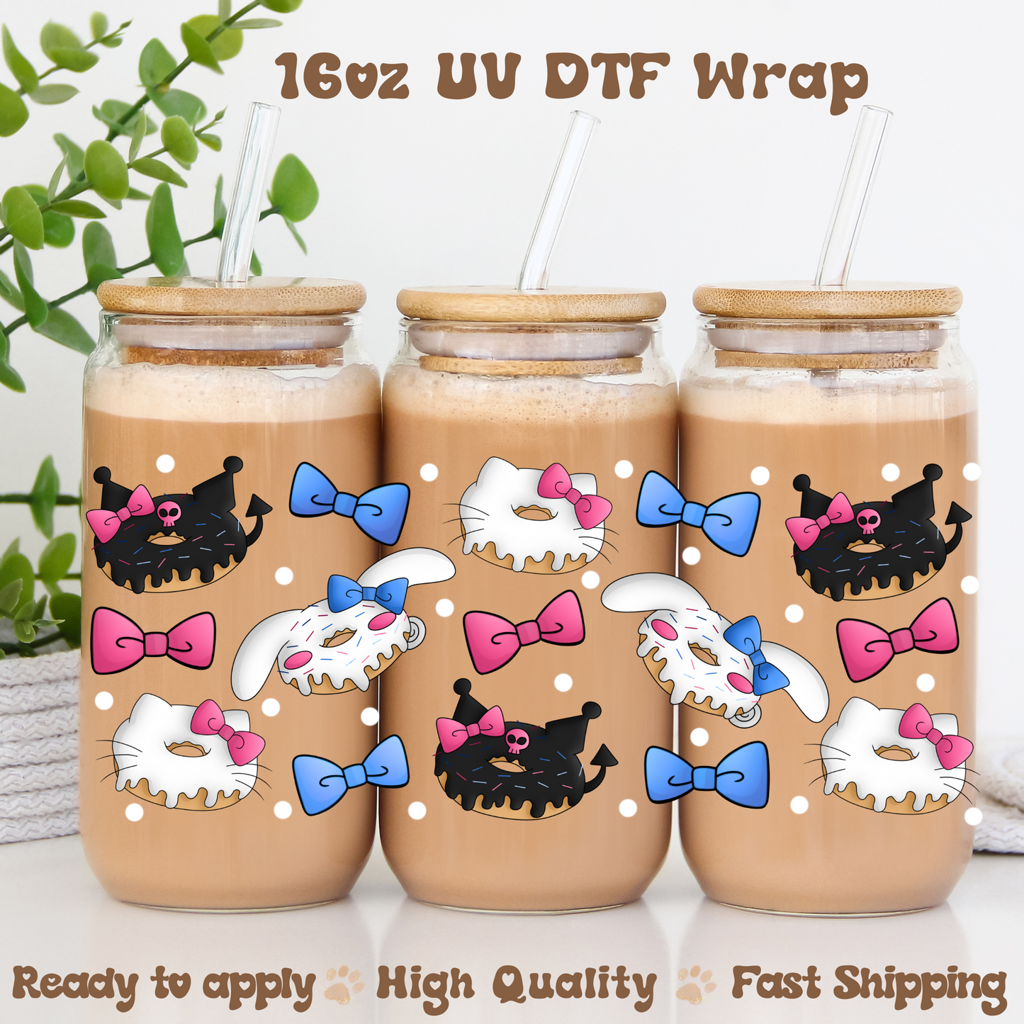 S Donuts - 16oz UV DTF Wrap