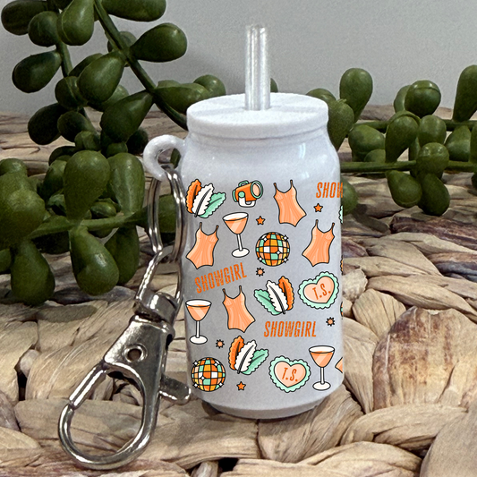 Show G -Glass Can Keychain UV DTF Wrap