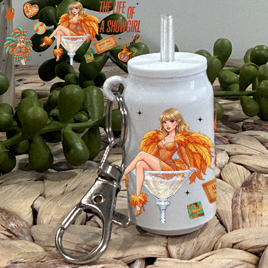 Show G T -Glass Can Keychain UV DTF Wrap