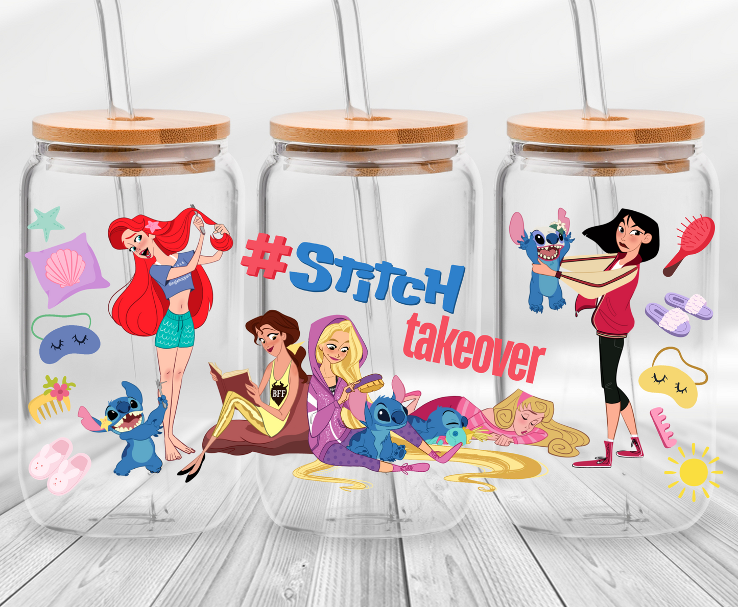 Slumber Party -16oz UVDTF Cup Wrap