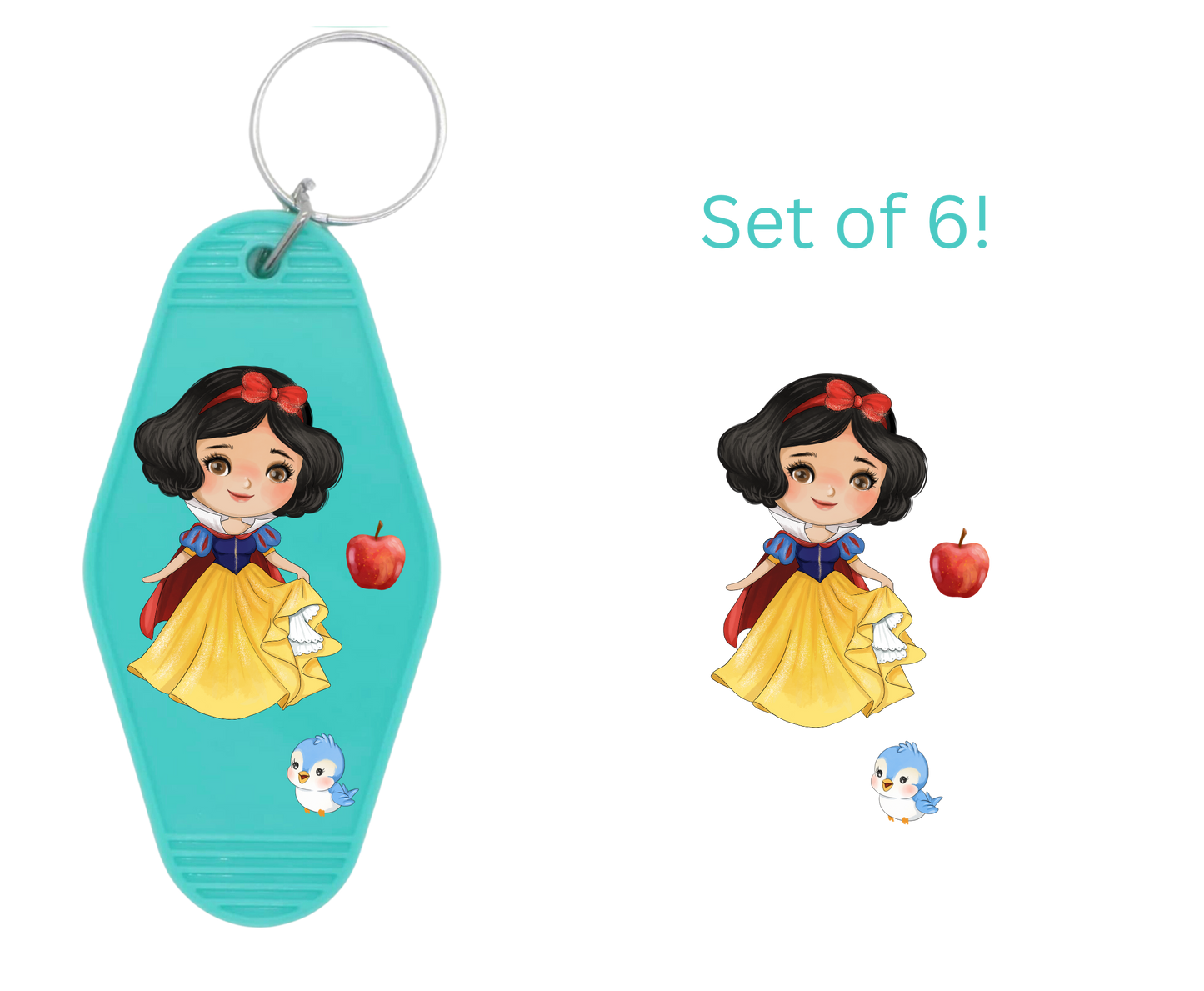 Snow P-UV DTF Motel Keychain