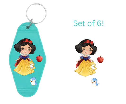 Snow P-UV DTF Motel Keychain