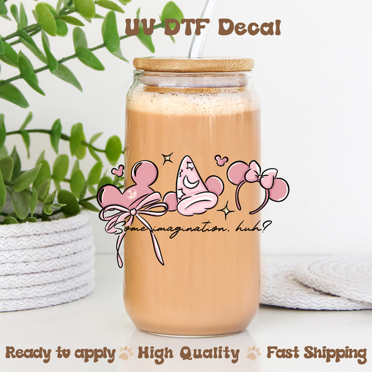 Some Imagination Pink Ears - UVDTF Decal