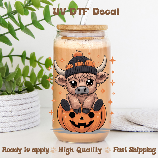 Spooky Cow - UVDTF Decal