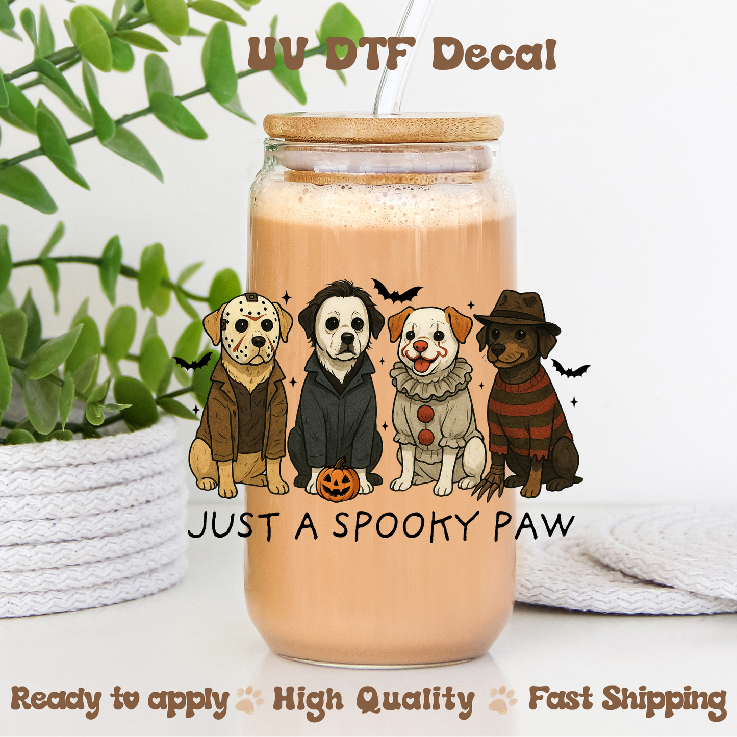 Spooky Paws - UVDTF Decal