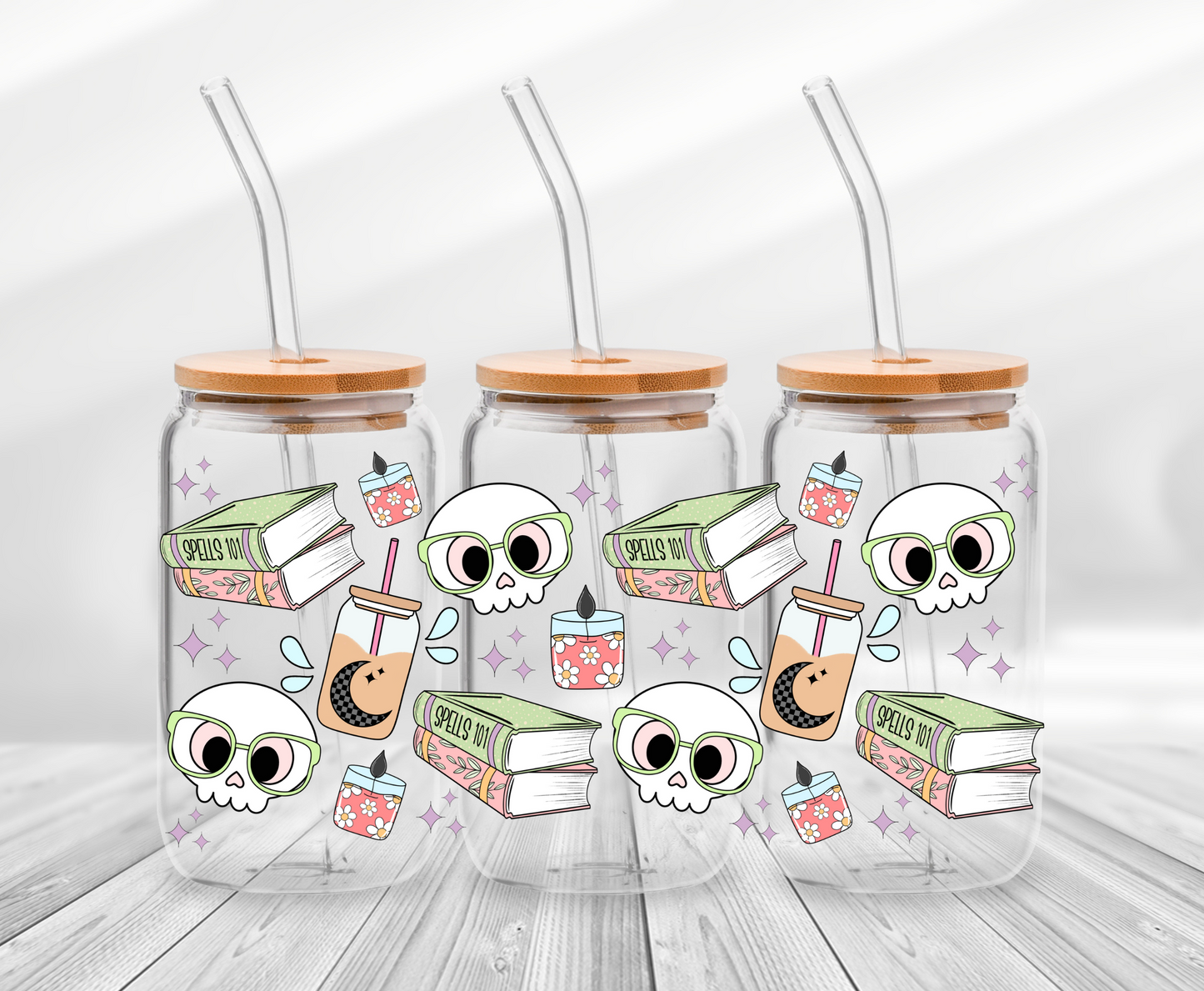 Spooky Readers -16oz UVDTF Cup Wrap