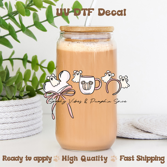 Spooky Vibes Ears - UVDTF Decal