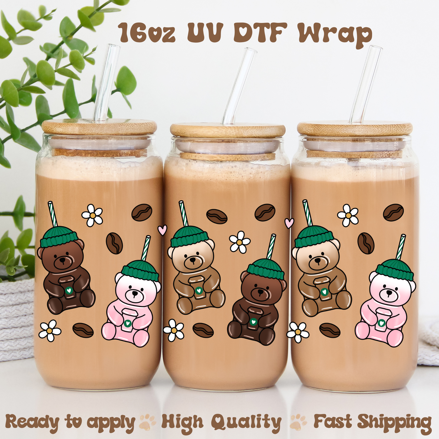 Teddy - 16oz UV DTF Wrap