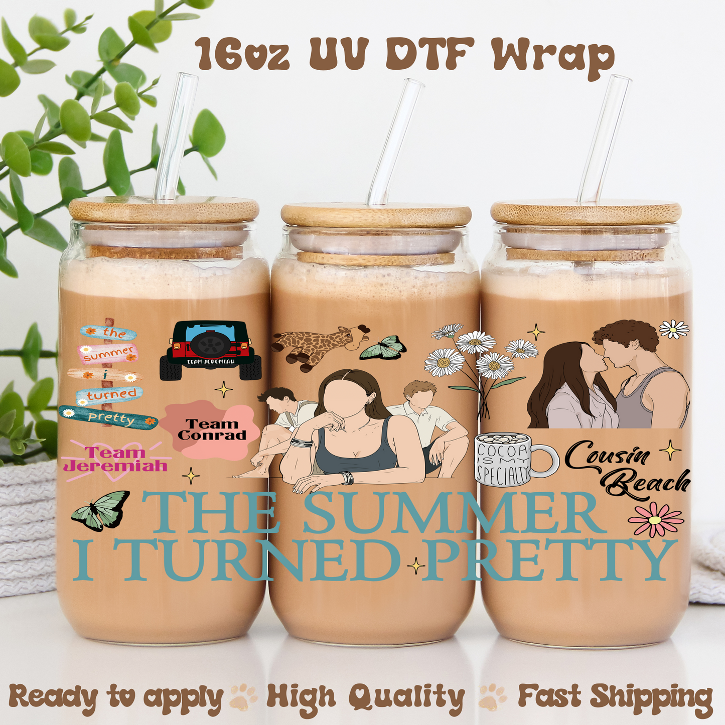 The Summer I -16oz UV DTF Wrap