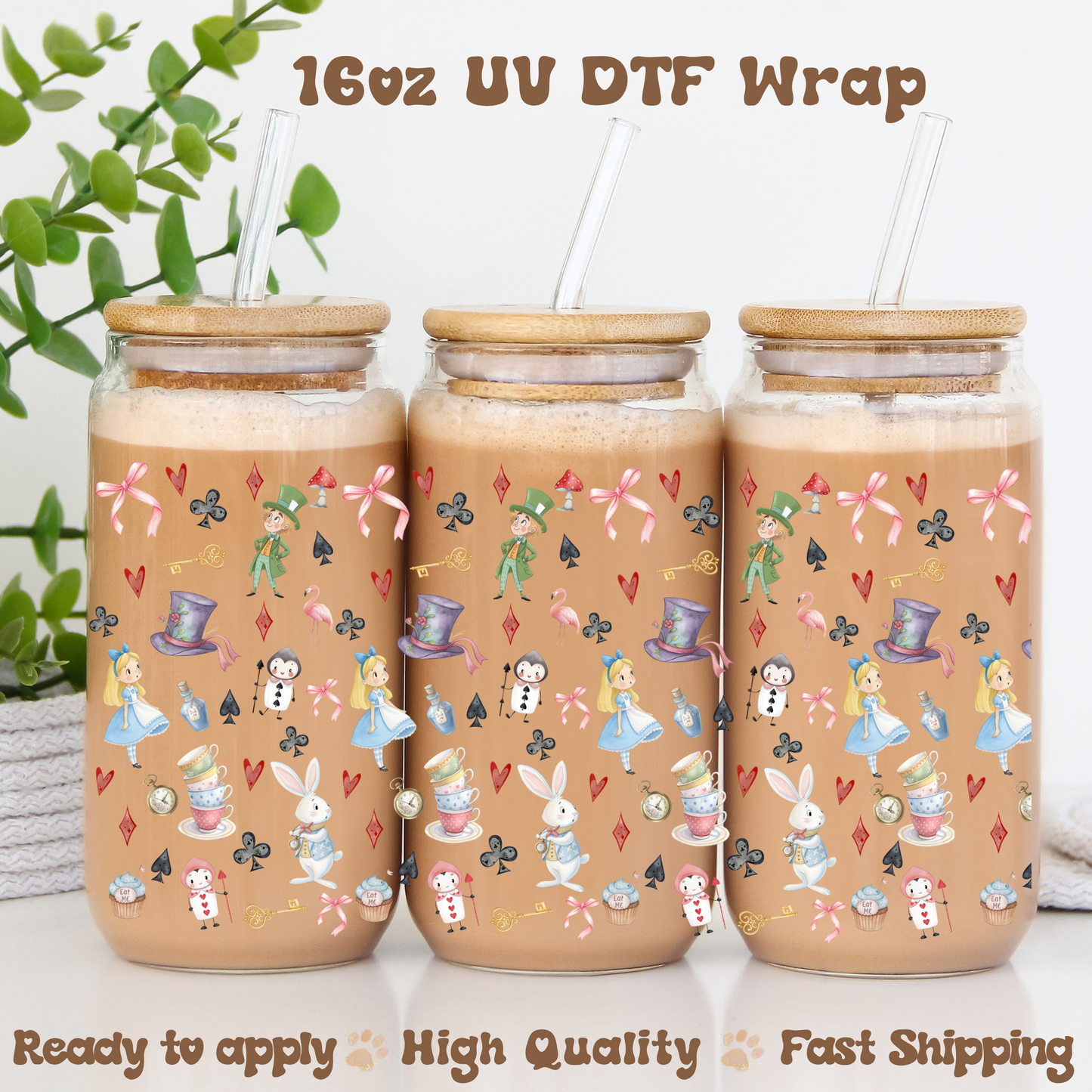 Watercolor Al -16oz UV DTF Wrap