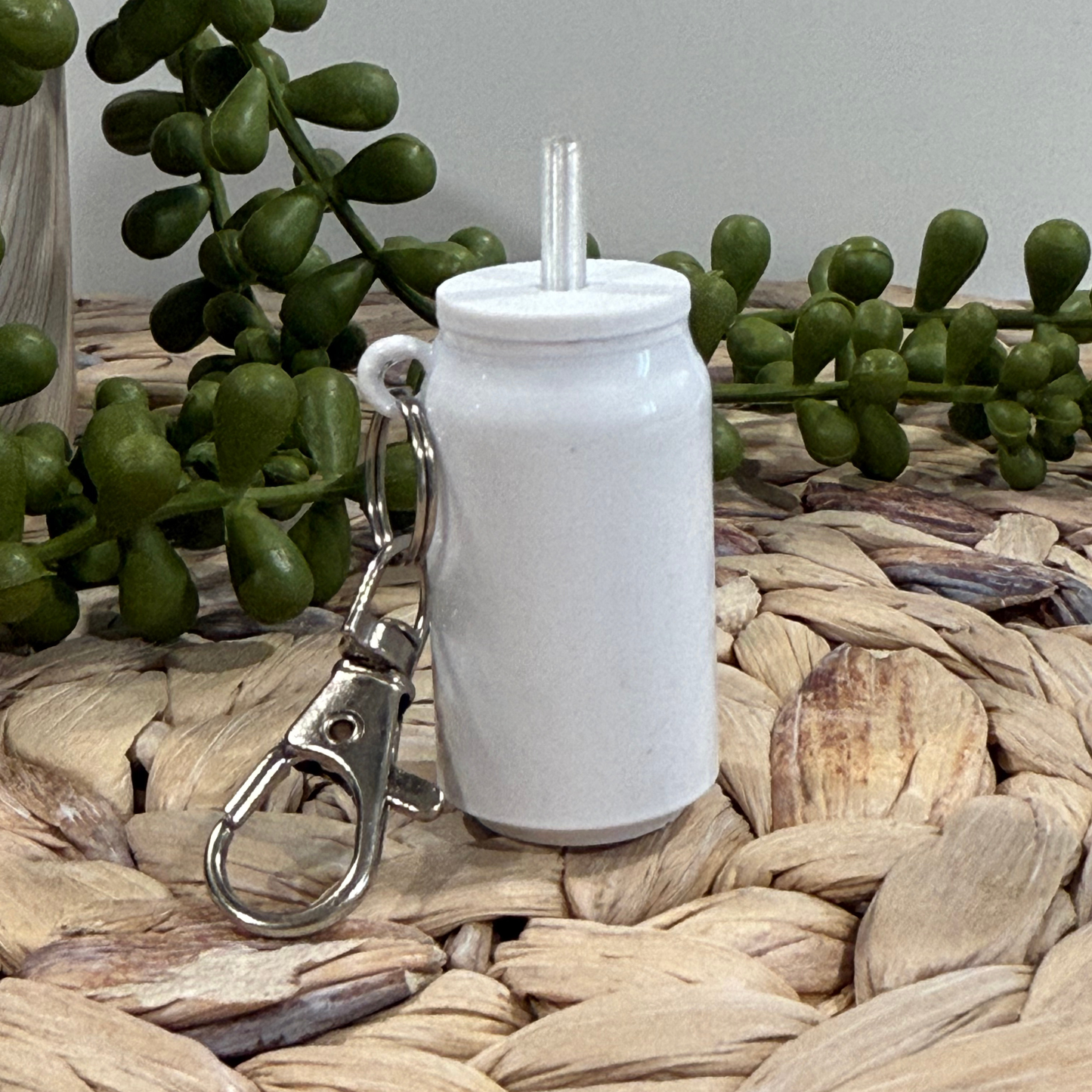 Mini Beer Can Keychain