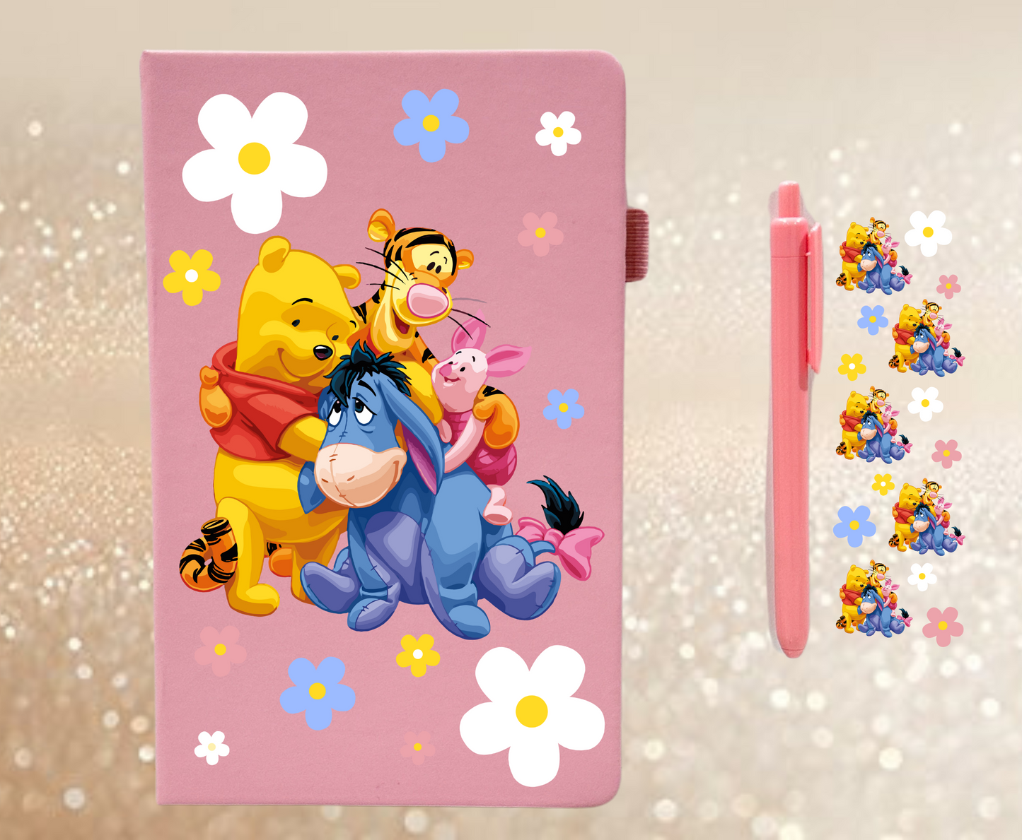 WP friends - UVDTF Notebook Decal & Pen Decal