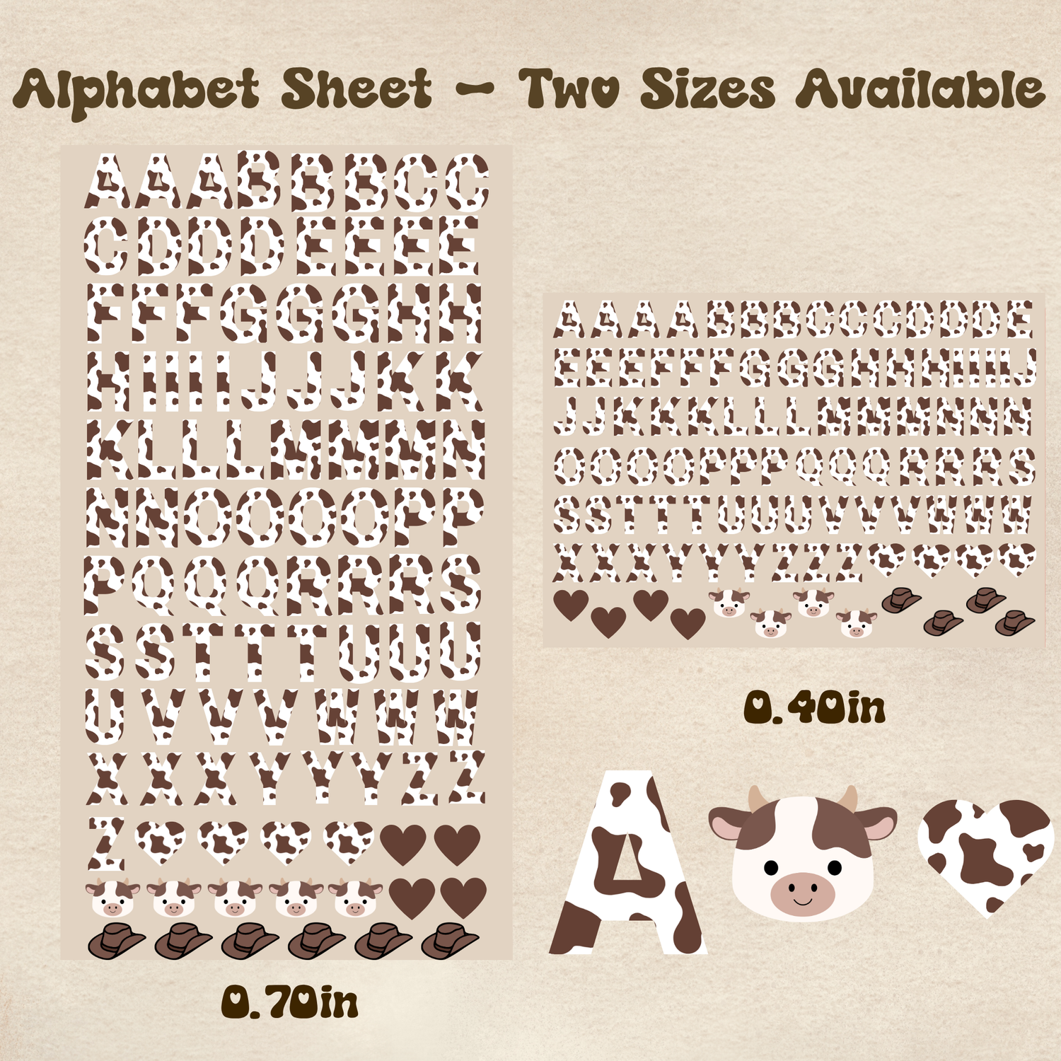 Alphabet Sheets