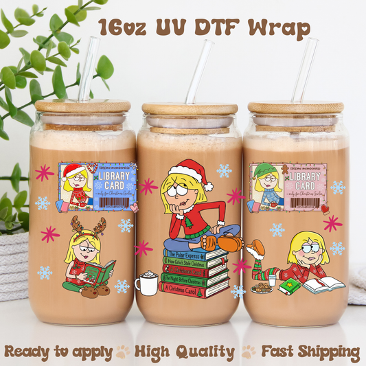 Christmas L-16oz UV DTF Wrap