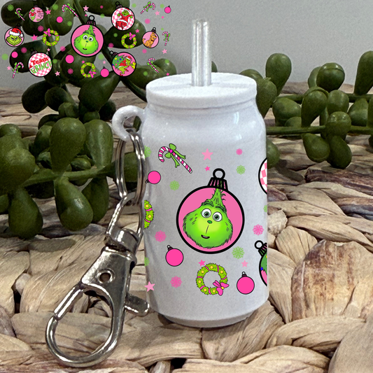 Gr 3 -Glass Can Keychain UV DTF Wrap