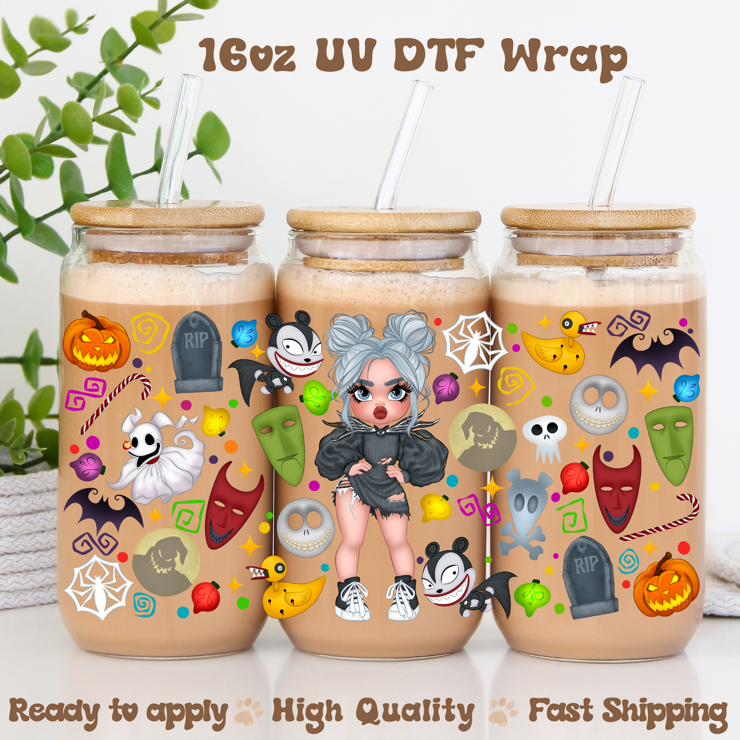 J NBC -16oz UV DTF Wrap