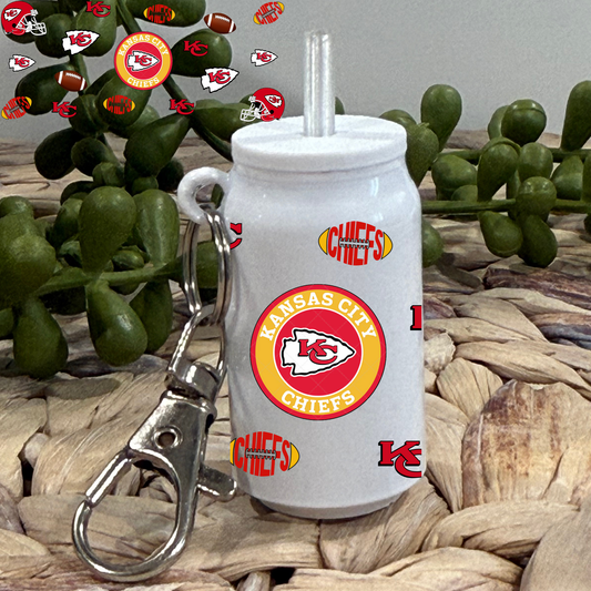 K City -Glass Can Keychain UV DTF Wrap