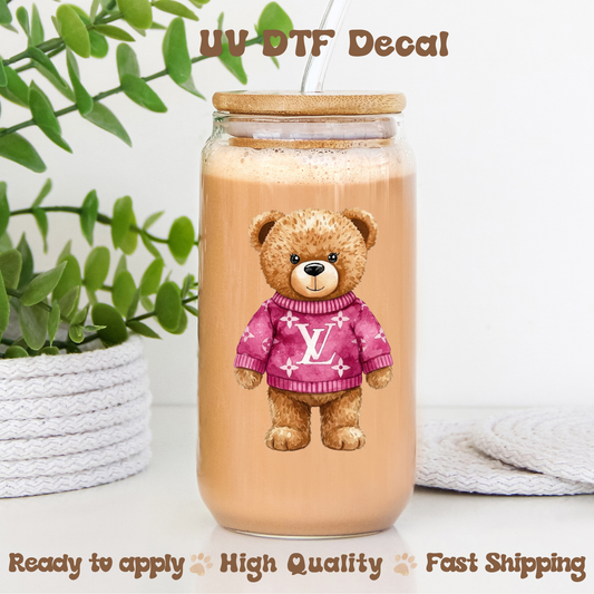 L Bear - UVDTF Decal