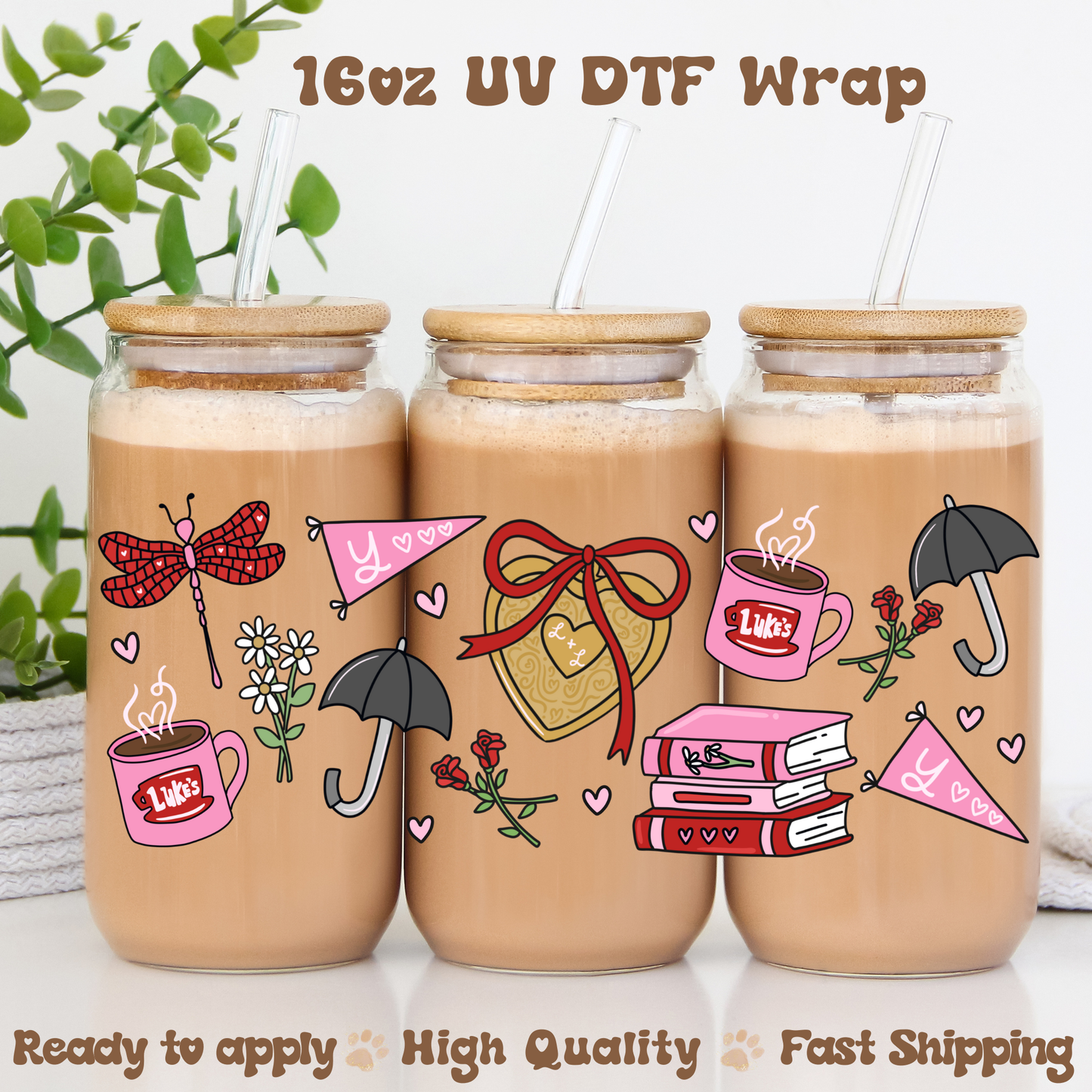 L Valentine - 16oz UV DTF Wrap