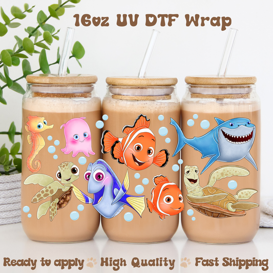 N - 16oz UV DTF Wrap