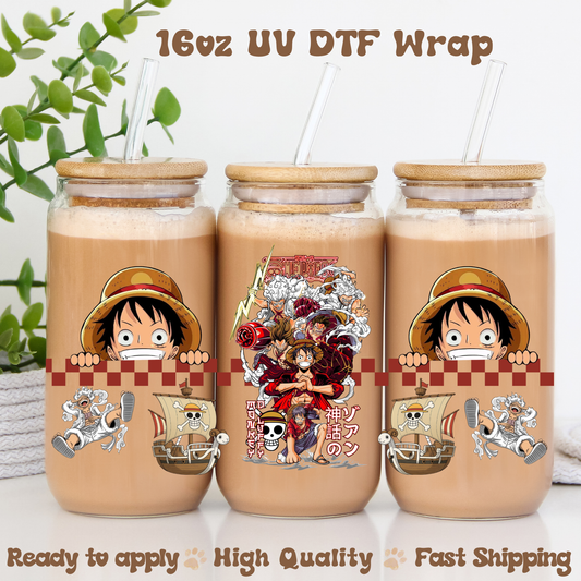 OP Checkered -16oz UV DTF Wrap