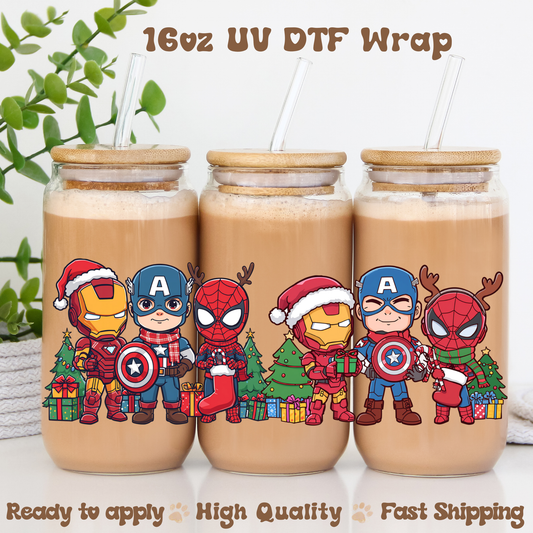 SH Christmas -16oz UV DTF Wrap
