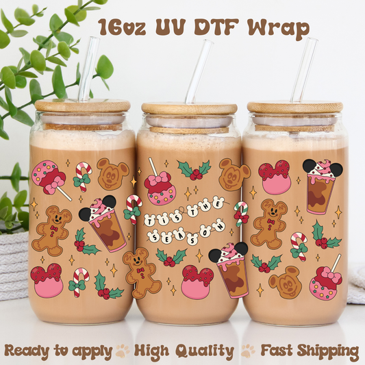 Tis the Season -16oz UV DTF Wrap