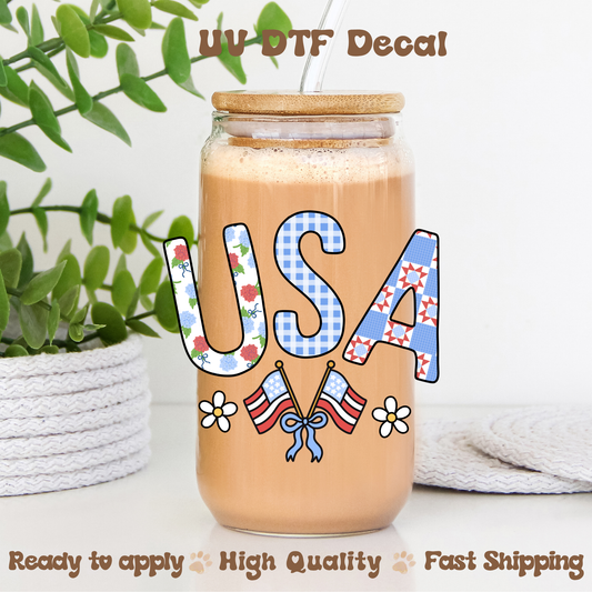 USA - UVDTF Decal