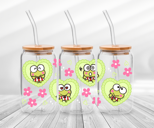 V-Day Frog- 16oz UV DTF Wrap