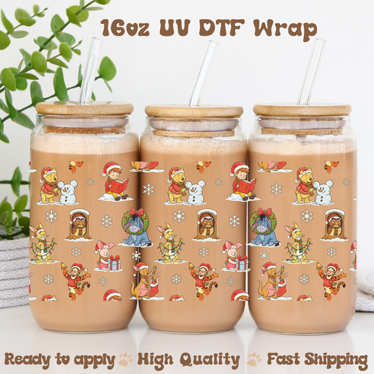 WP Snow Fun -16oz UV DTF Wrap