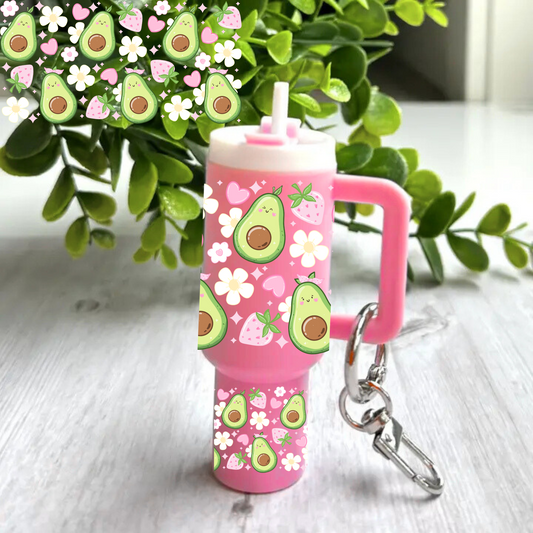 Avocados and strawberries -Mini tumbler wrap