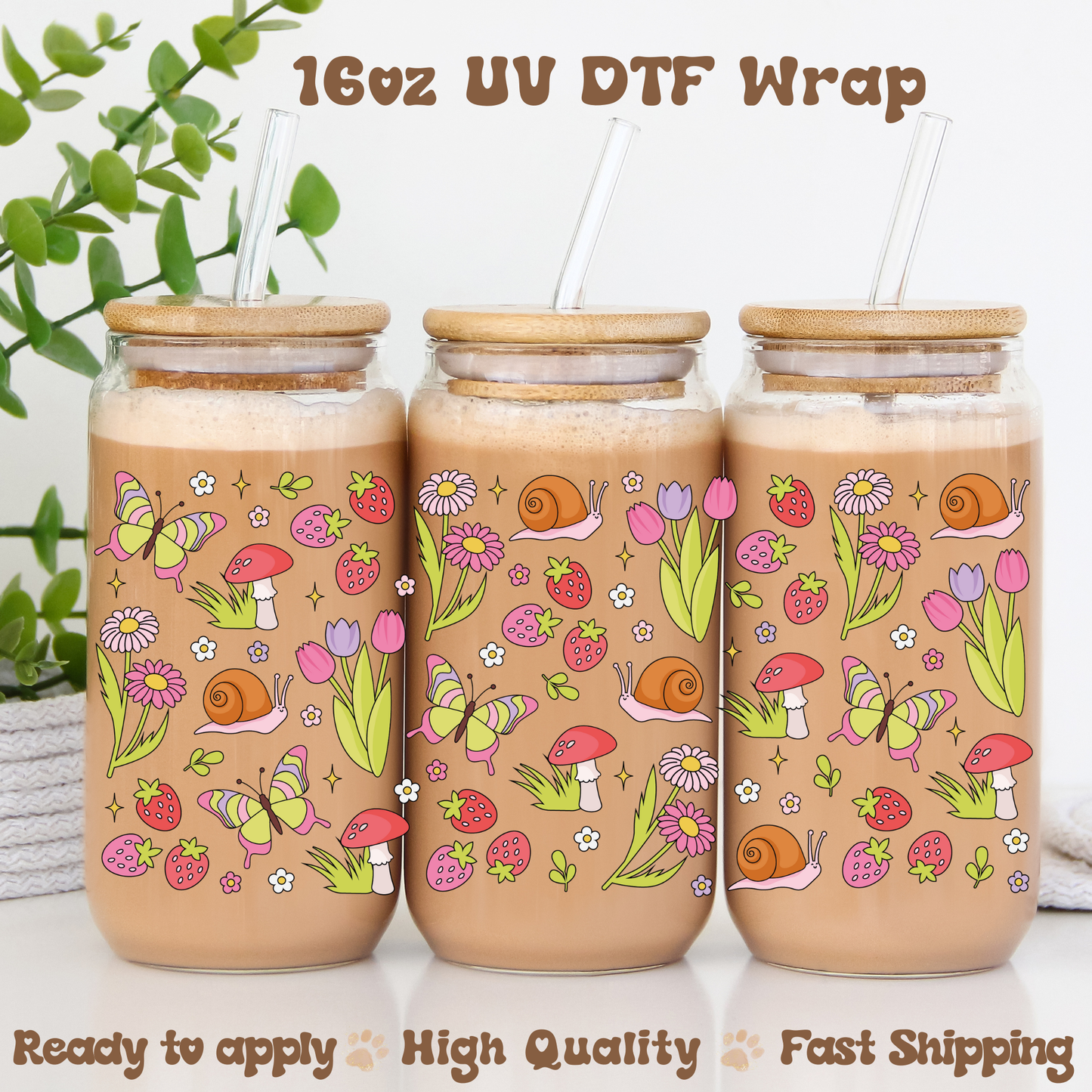 Blooming Season - 16oz UV DTF Wrap