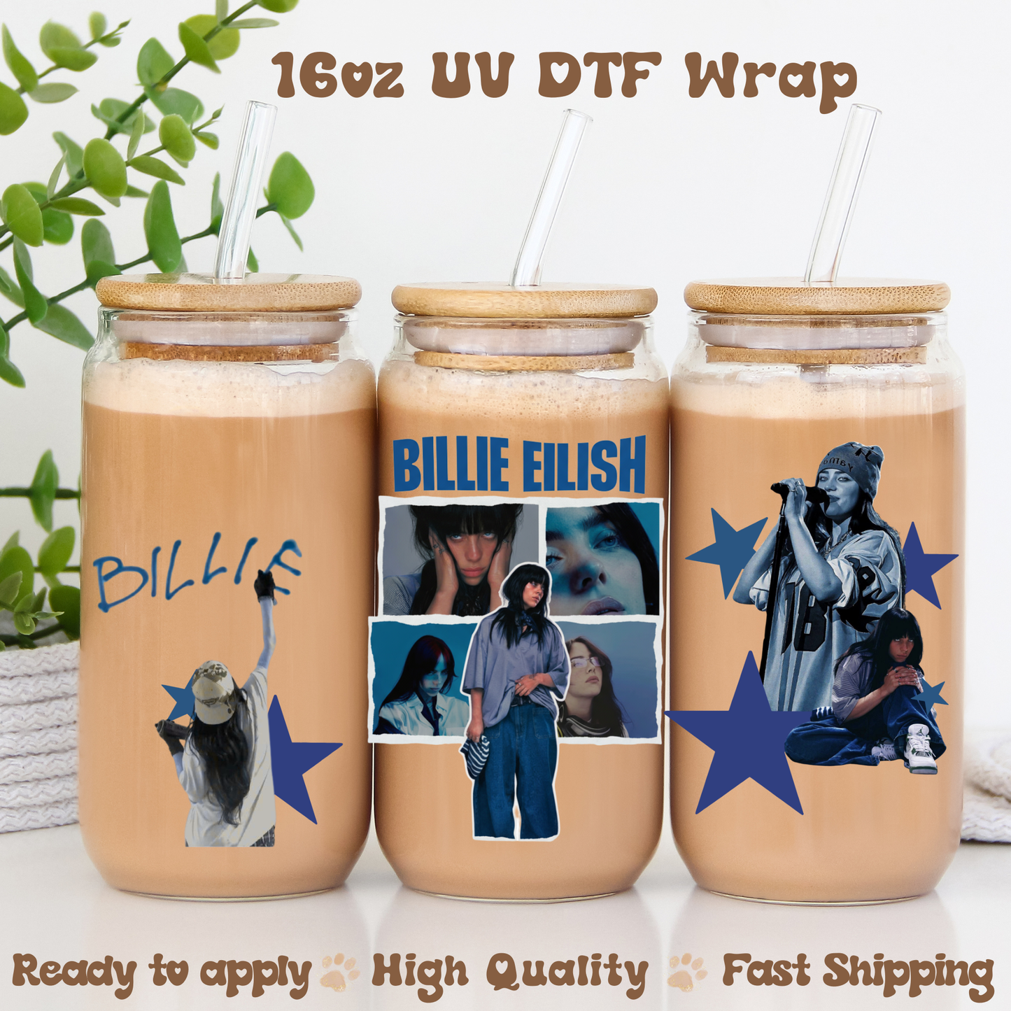 Blue BE-16oz UV DTF Wrap