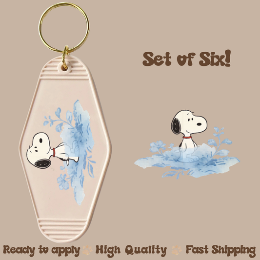 Blue Sn - UV DTF Motel Keychain Decal