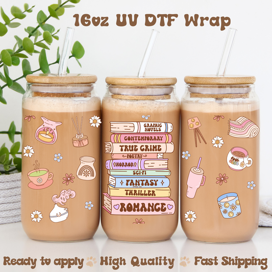 Book Club - 16oz UV DTF Wrap