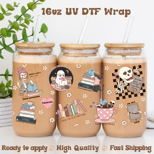 Bookish - 16oz UV DTF Wrap