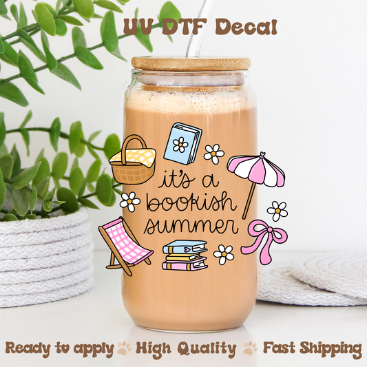 Bookish Summer - UVDTF Decal