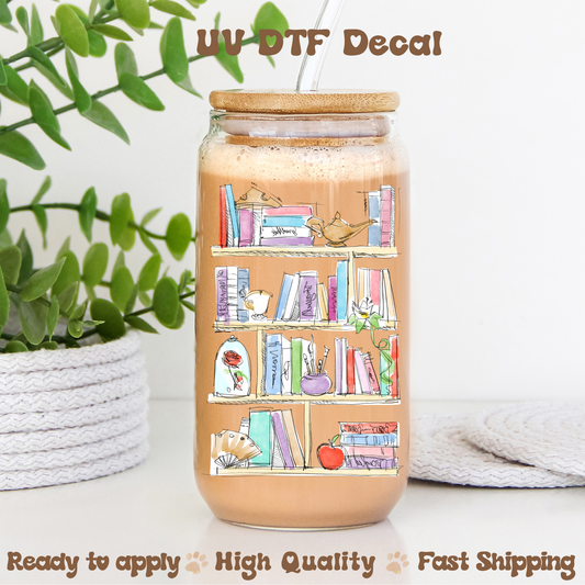 Books -UVDTF Decal