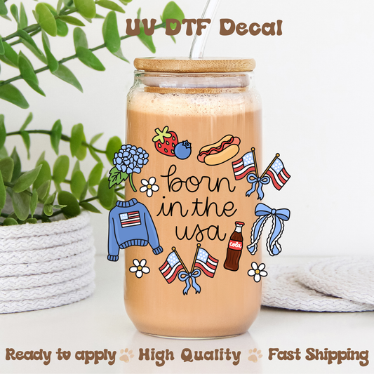 Born in the USA - UVDTF Decal