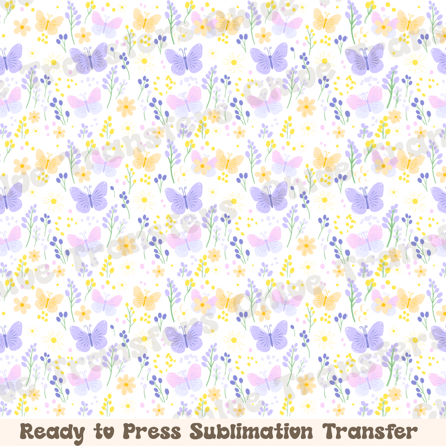 Butterfly Floral - Sublimation Sheet
