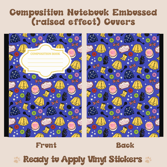 C - Embossed Vinyl Notebook Cover